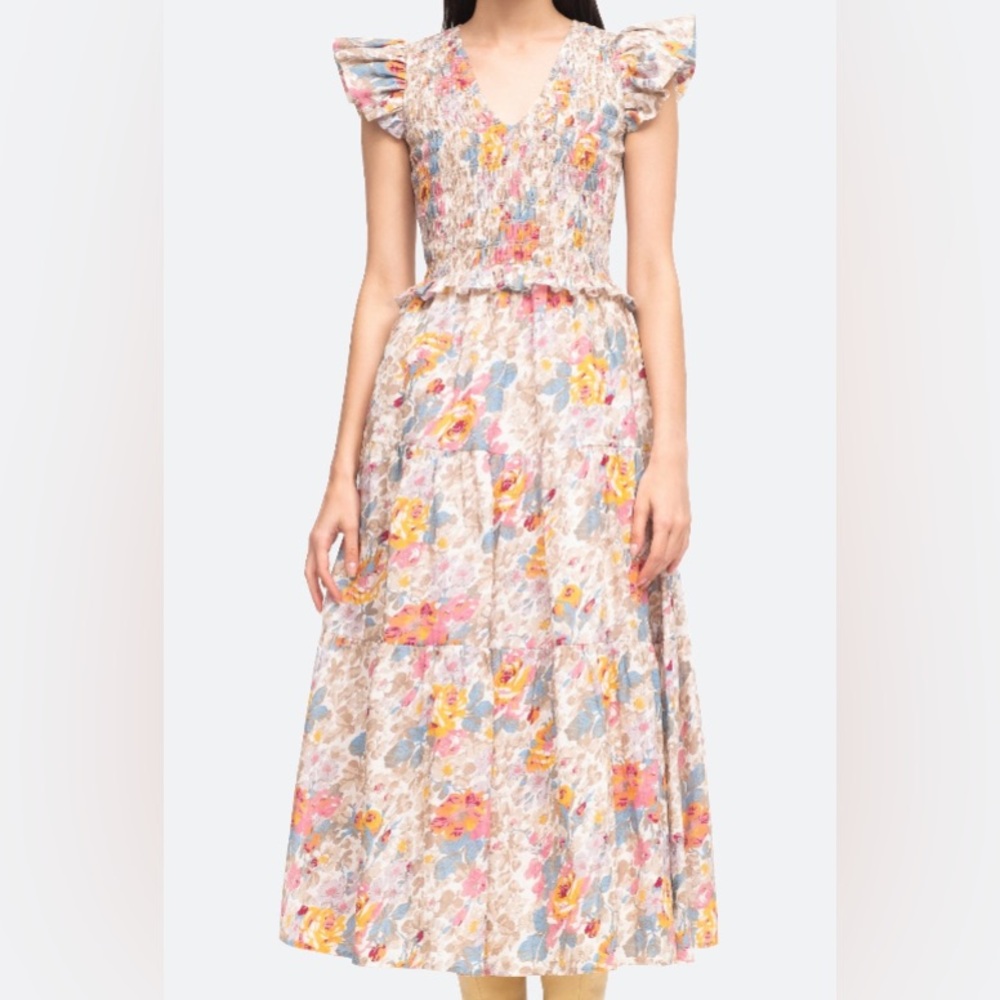 Sea NY Women’s Ines Dress, Size 4, Cream Color